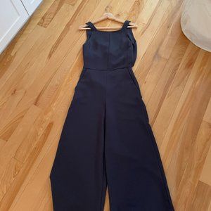 Aritzia Wilfrid Ecoulement tie-back open back jumpsuit Sz 4